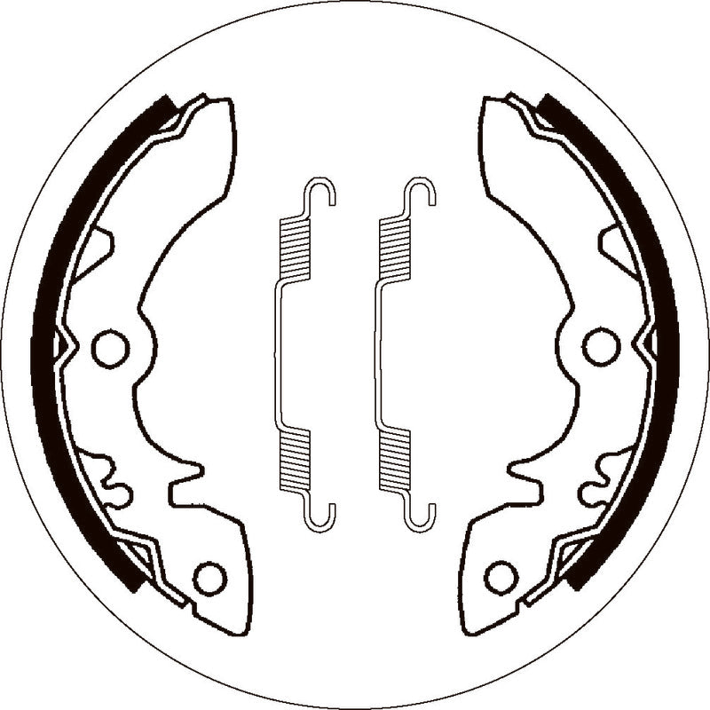 SBS 2051 BRAKE SHOES | WITH SPRINGS