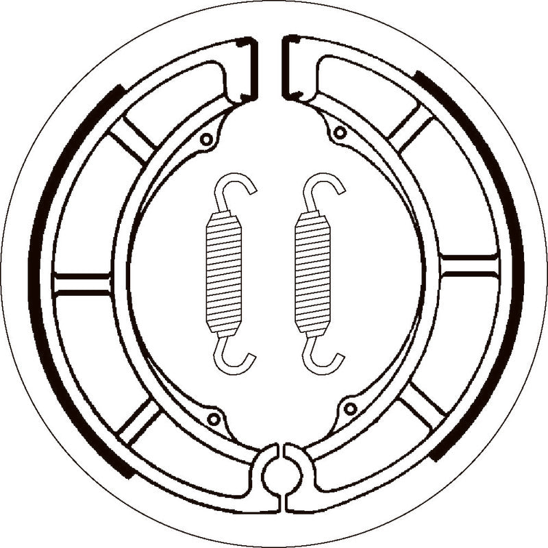 SBS 2097 BRAKE SHOES | WITH SPRINGS