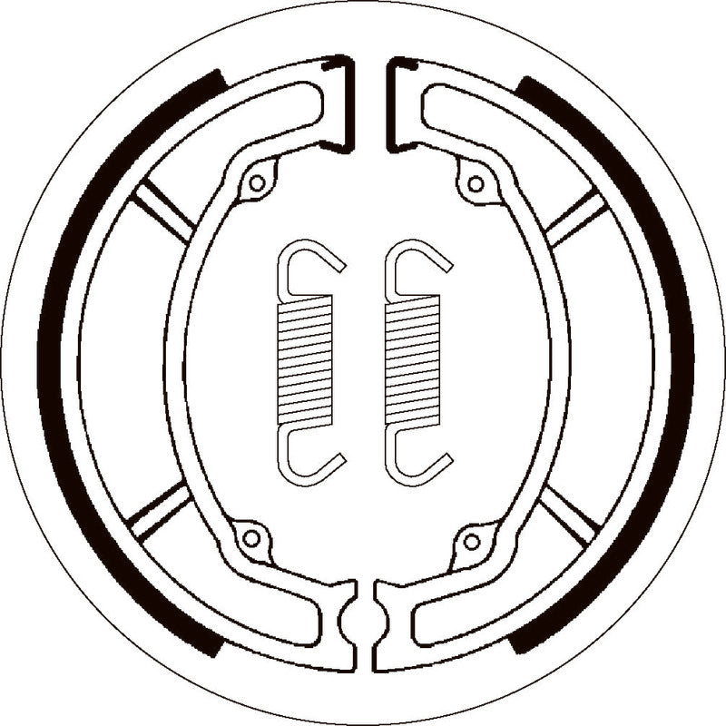 SBS 2104 BRAKE SHOES | WITH SPRINGS