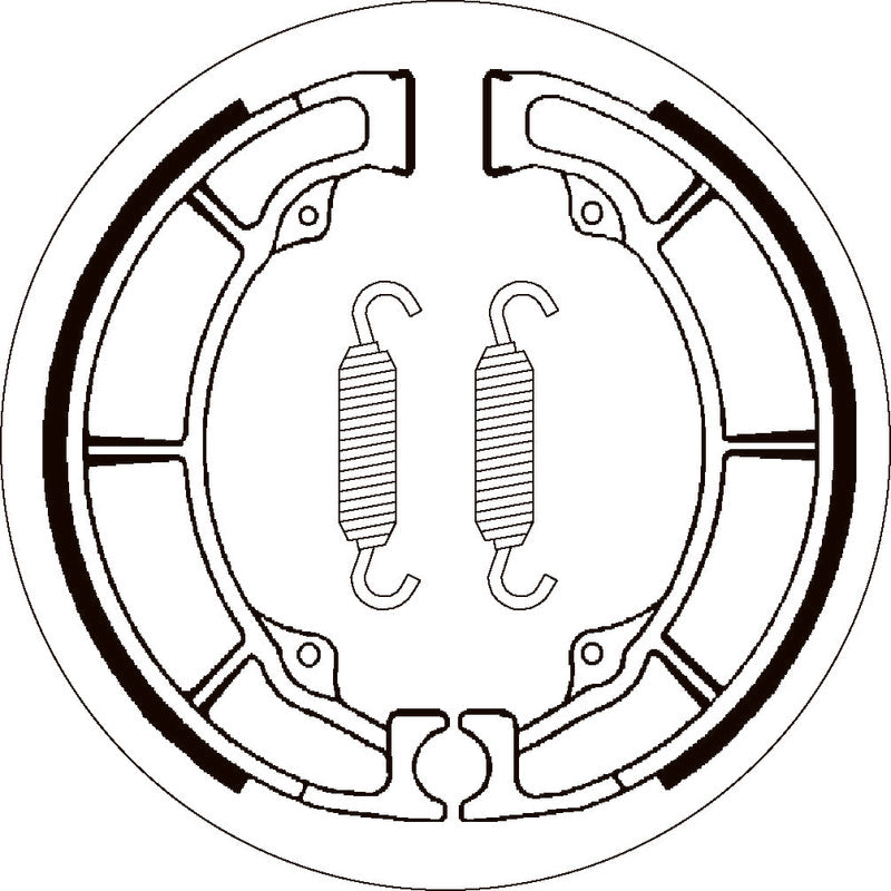 SBS 2110 BRAKE SHOES | WITH SPRINGS