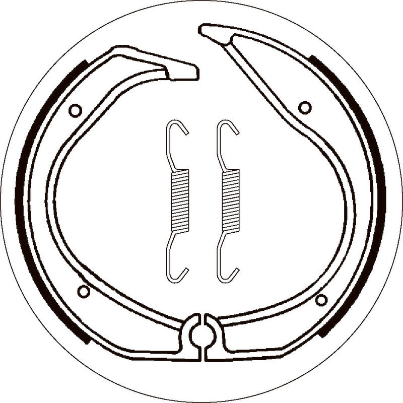 SBS 2140 BRAKE SHOES | WITH SPRINGS