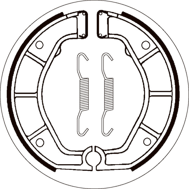 SBS 2143 BRAKE SHOES | WITH SPRINGS