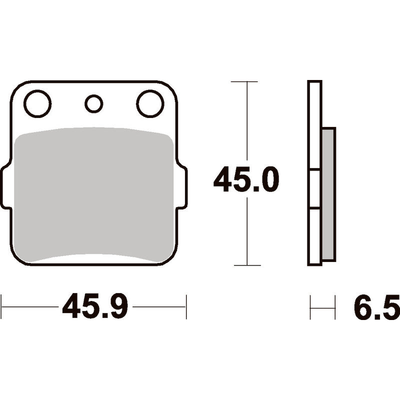 SBS 584RSI FRONT/REAR PADS | SINTER OFF ROAD RACE