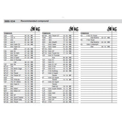 SBS 634HS FRONT PADS | SINTER STREET