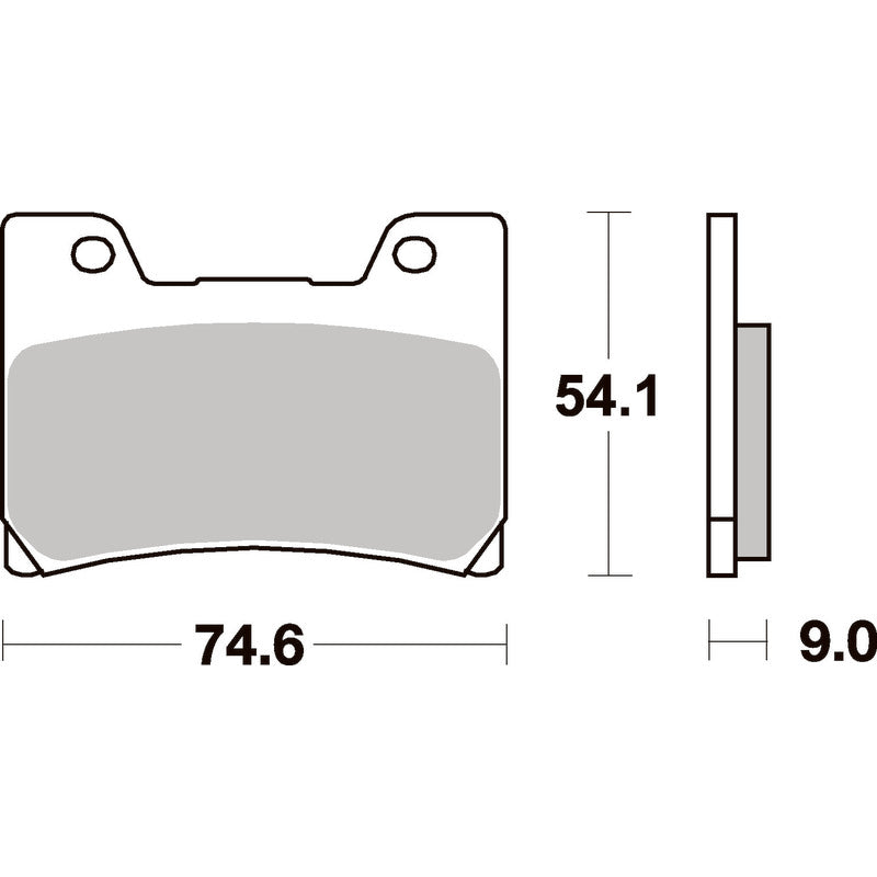 SBS 645HS FRONT PADS | SINTER STREET