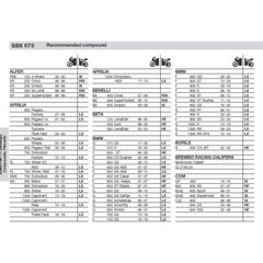 SBS 675LS REAR PADS | SINTER STREET