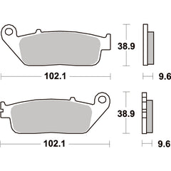 SBS 700HS FRONT PADS | SINTER STREET