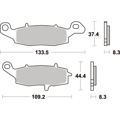 SBS 705HS Front Pads | Sinter Street