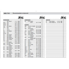 SBS 705HS FRONT PADS | SINTER STREET