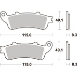 SBS 736LS REAR PADS | SINTER STREET