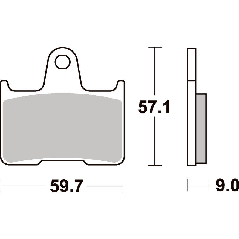 SBS 765LS REAR PADS | SINTER STREET