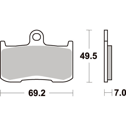 SBS 782HS Front Pads | Sinter Street