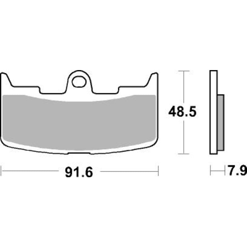 SBS 795HS FRONT PADS | SINTER STREET