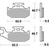 SBS 816SI FRONT/REAR PADS | SINTER OFF ROAD