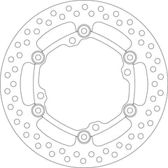 SBS DISC ROTOR | FLOATING STANDARD >> SBDR6017