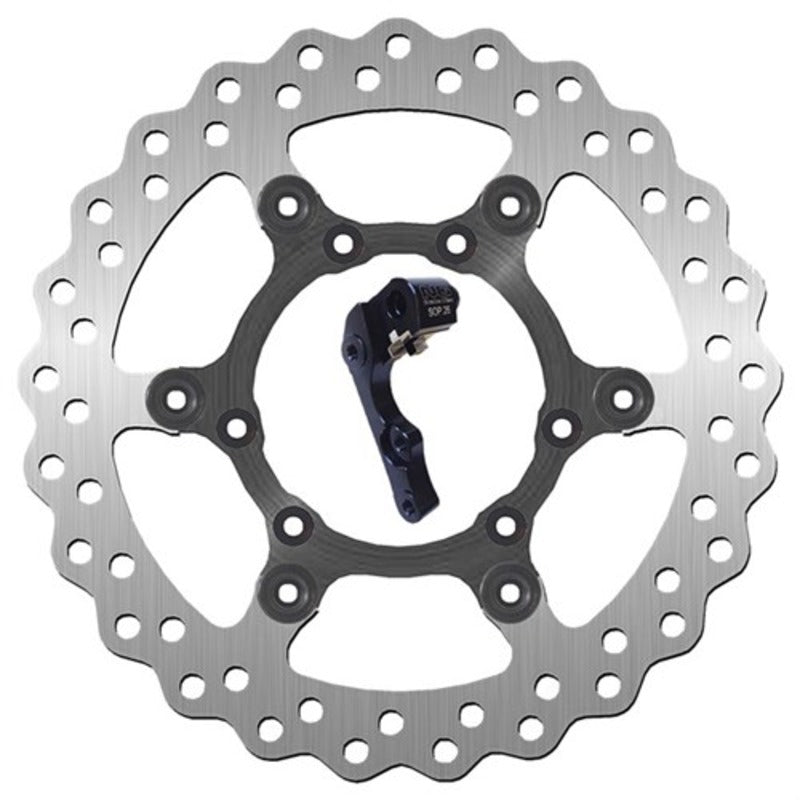 SBS DISC ROTOR | OVERSIZE FLOATING CONTOUR | WITH CAL. BRACKET