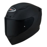 SUK6T100X6 TRACK-1 E06 PLAIN HELMET | MATT BLACK