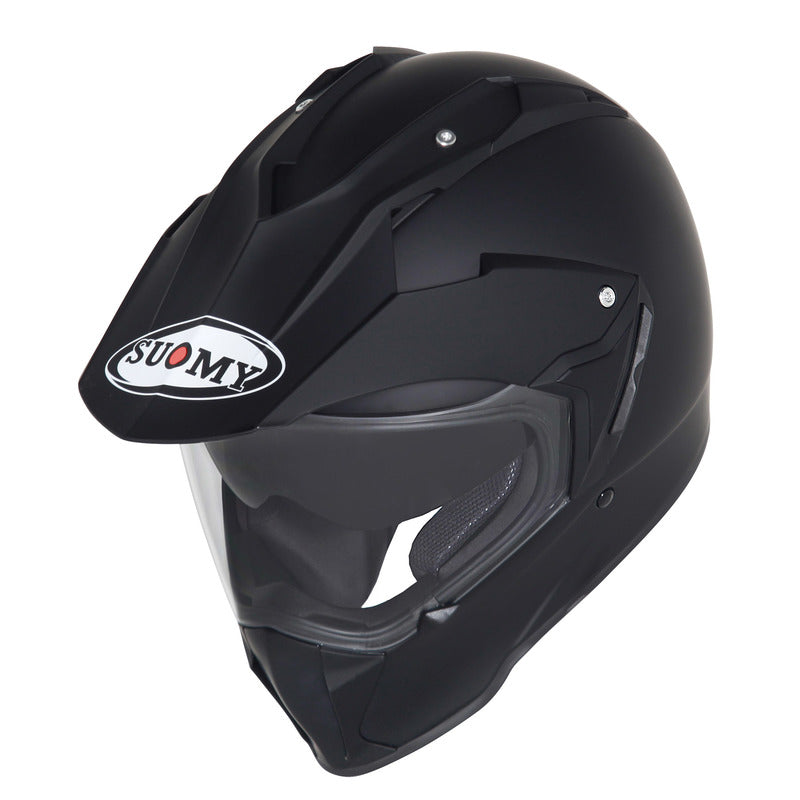 SUKSME00X6 MX TOURER PLAIN ADVENTURE HELMET | SOLID MATT BLACK