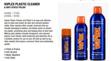 VUPC VUPLEX PLASTIC CLEANER & ANTI-STATIC POLISH GLOSS FINISH