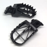 ZETA FOOTPEGS WIDE | YZ/WR250F/450F ,YZ250FX'15-,YZ125/250 '99- | 50mm CrMo BLACK