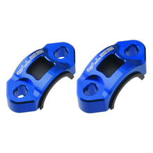 ZETA PERCH MOUNT CLAMP SET - ROTATING | UNIVERSAL - BRAKE &amp; CLUTCH SET | BLUE
