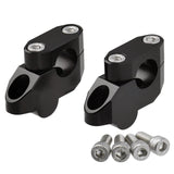 ZETA BAR CLAMP KIT RISE &amp; O'SET | 7/8 MOUNT | 7/8 BAR | OS:20mm / H:26mm | Black