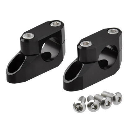 ZETA BAR CLAMP KIT RISE & O'SET | 7/8 OR TAPER MOUNT | TAPER BAR | OS:20mm / H:26mm | Black