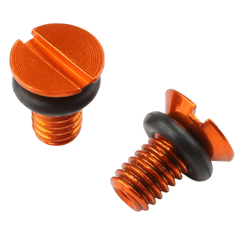 ZETA FORK AIR BLEEDER SCREW | WP | ORANGE 2PCS $#$
