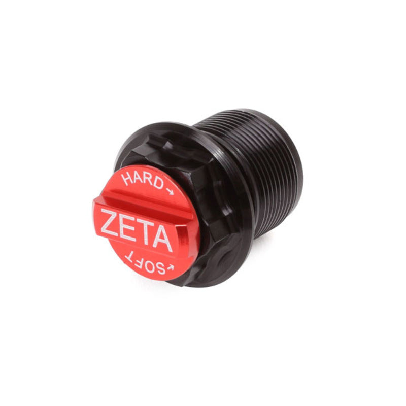 ZETA FORK BOTTOM ADJUSTER CAPS | WP AER | BLACK/RED 1PC $#$