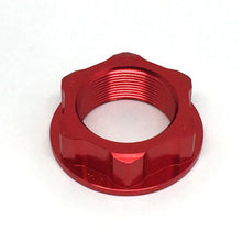 ZETA STEERING STEM NUT | M24x32-P1.0 H12 | RED