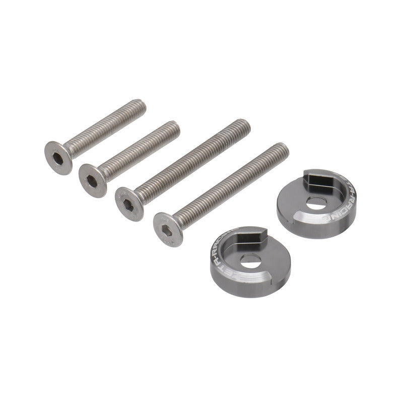 ZETA HANDGUARDS | ARMOUR | OPTIONAL BAR END PLUGS | Ti Colour $#$