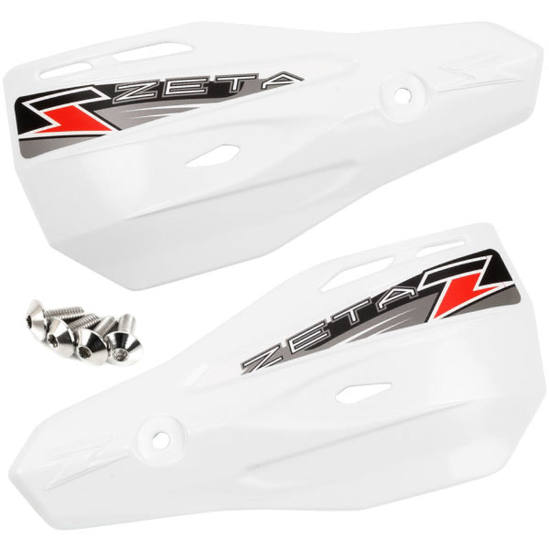 ZETA HANDGUARD SHIELDS ONLY | X2 PROTECTORS | WHITE $#$