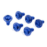 ZETA FORK GUARD BOLT SET ALLOY | KTM/HQV. | 6 PCS |BLUE $#$