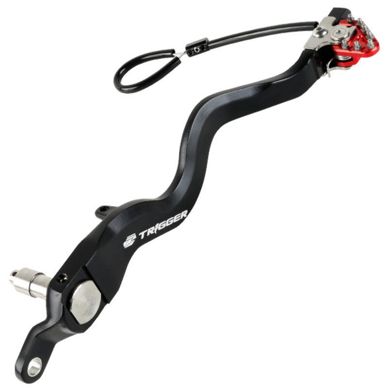 ZETA BRAKE PEDAL - TRIGGER | KLX250/D-Tracker | RED $#$