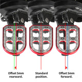 ZETA FOOTPEGS - ADVENTURE ADJUST | TENERE700 '20- | 60mm BLACK