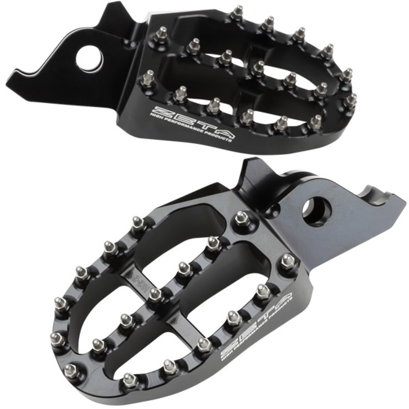 ZETA FOOTPEGS ALLOY ULTRAWIDE | KX250F/450F'09- | 57mm BLACK $#$