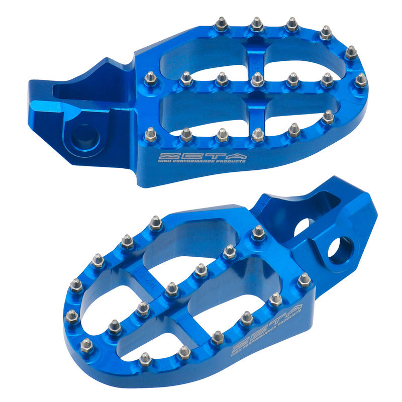 ZETA FOOTPEGS ALLOY ULTRAWIDE | KTM / HQV / GAS GAS | 57mm H-BLUE $#$
