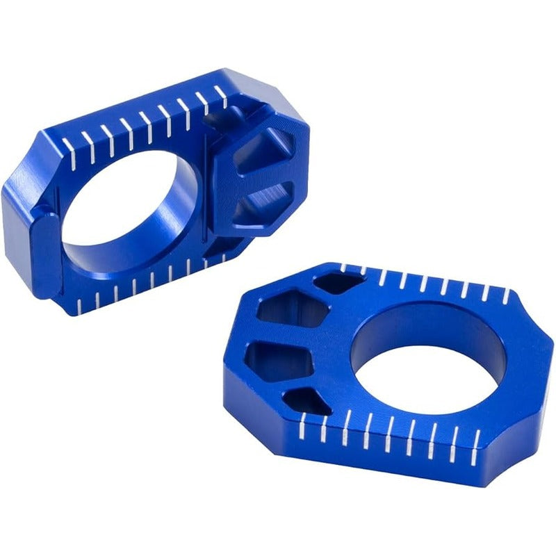 ZETA AXLE BLOCKS | YZ250F'12-, YZ450F'10- | BLUE $#$