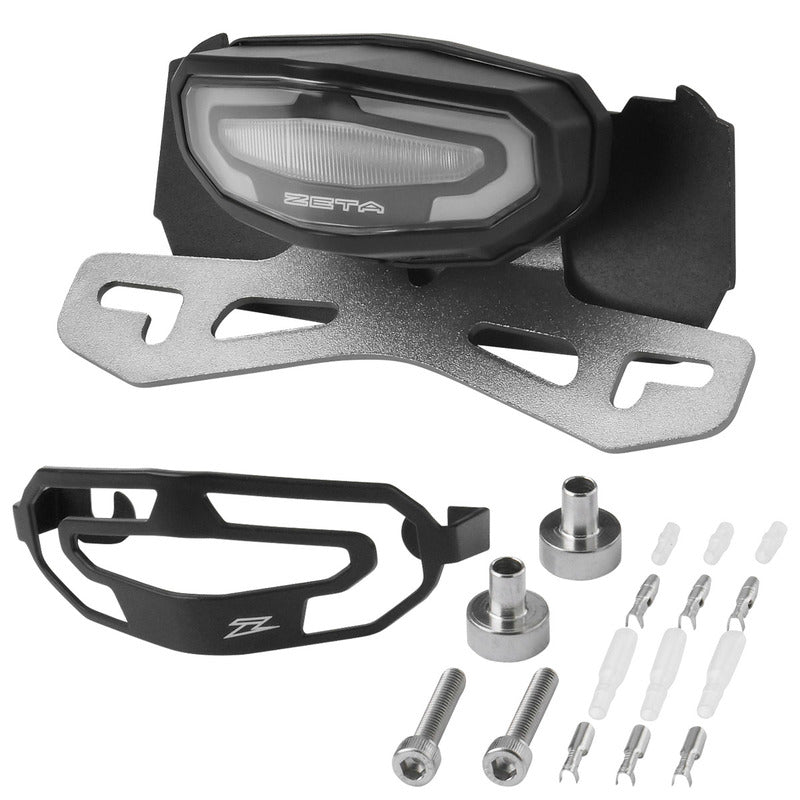 ZETA TAIL LIGHT &amp; PLATE HOLDER LED LINE | CRF450L '19- CRF450RL '21- | CLEAR LENS