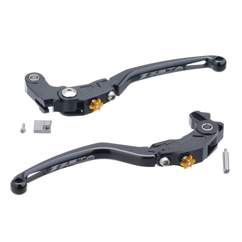 Z-STREET LEVER SET ROAD - PILOT | CBR1000RR'08- | BLACK $#$