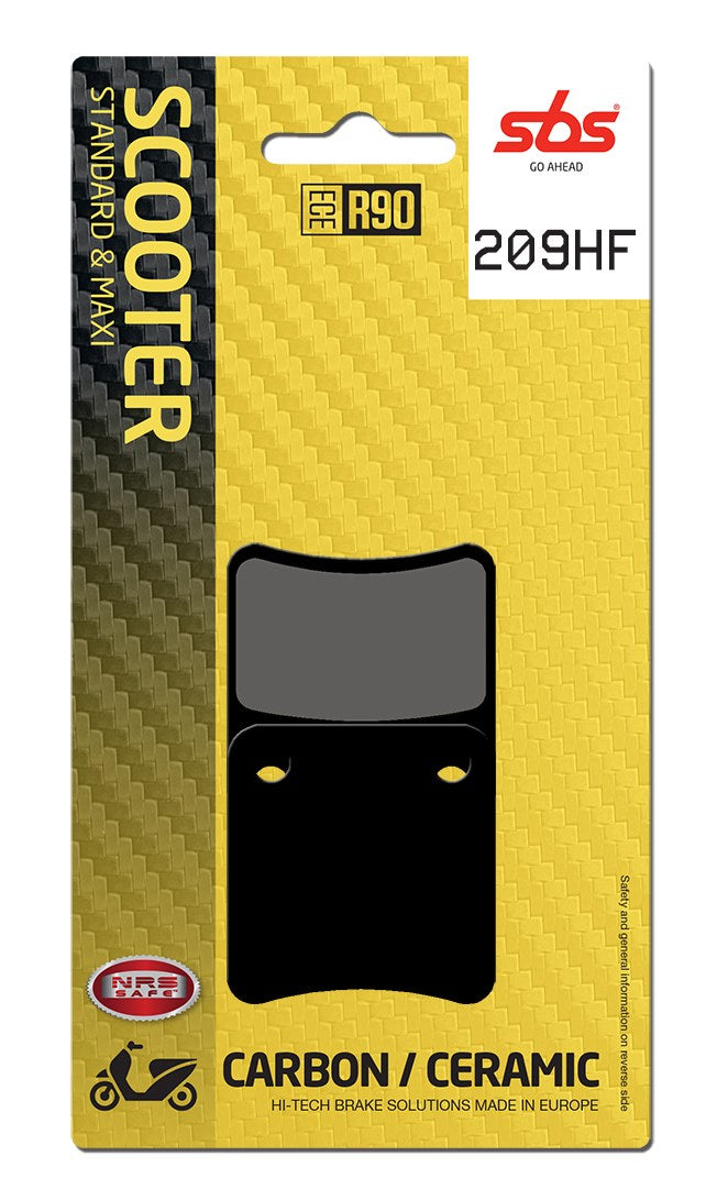SBS FRICTION - Ceramic Scooter Brake Pads (SBS 879) - 209HF-