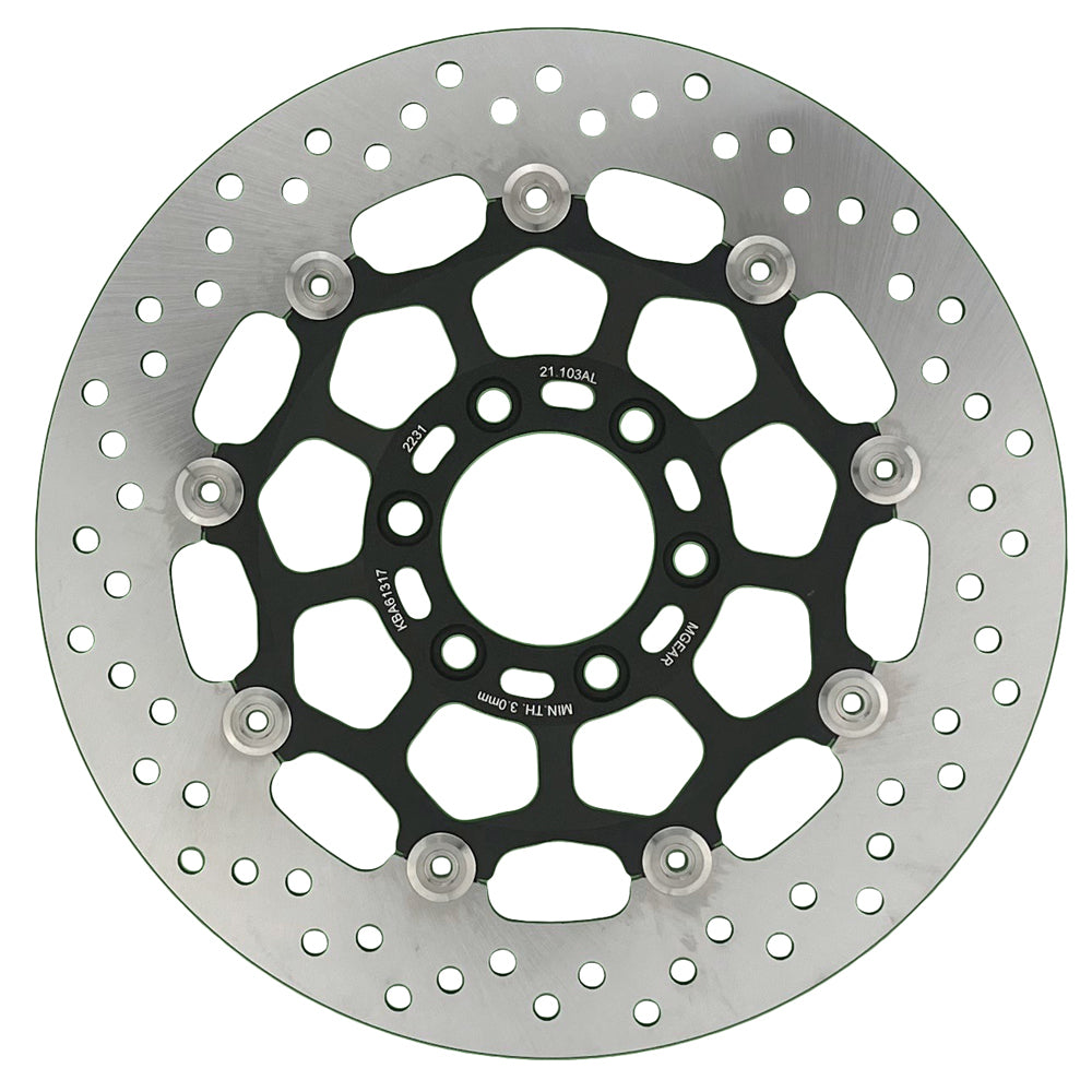 Brake Disc Rotor Front Left - 21-103-A-BK-L