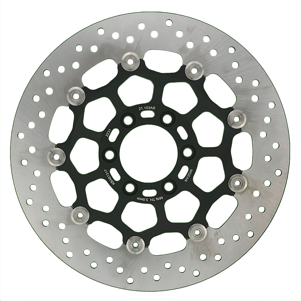 Brake Disc Rotor Front Right - 21-103-A-BK-R