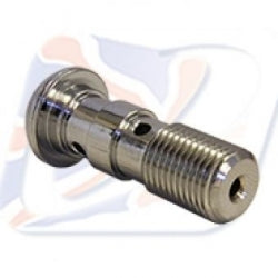 DOUBLE DOMED HEAD BANJO BOLT M10 X 1 CHROME - 210100DC