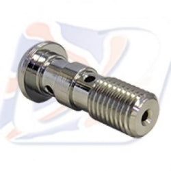 DOUBLE DOMED HEAD BANJO BOLT M10 X 1.25 CHROME - 210125DC
