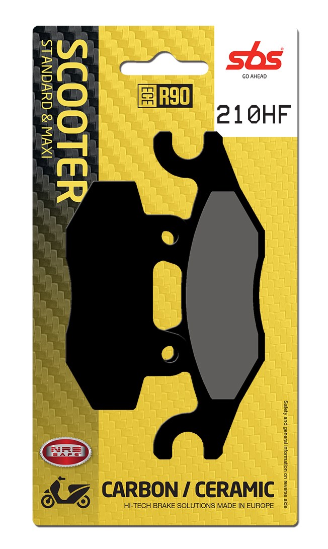 SBS FRICTION - Ceramic Front Scooter Brake Pads (SBS 878) - 210HF-