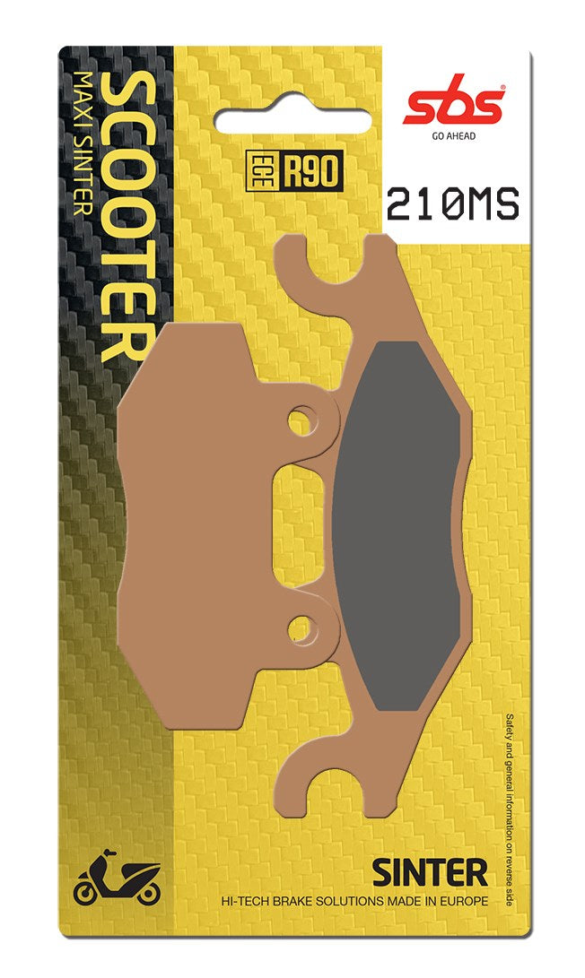 SBS FRICTION - Sinter Front Scooter Brake Pads (SBS 878) - 210MS-