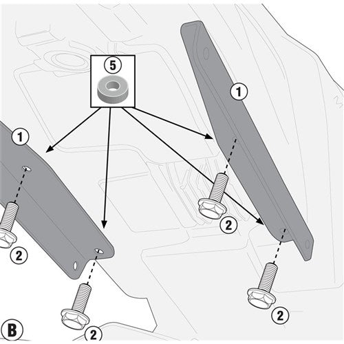 GIVI Kit to Mount TE2115