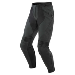 Dainese Pony 3 Leather Pants - BLACK-MATT
