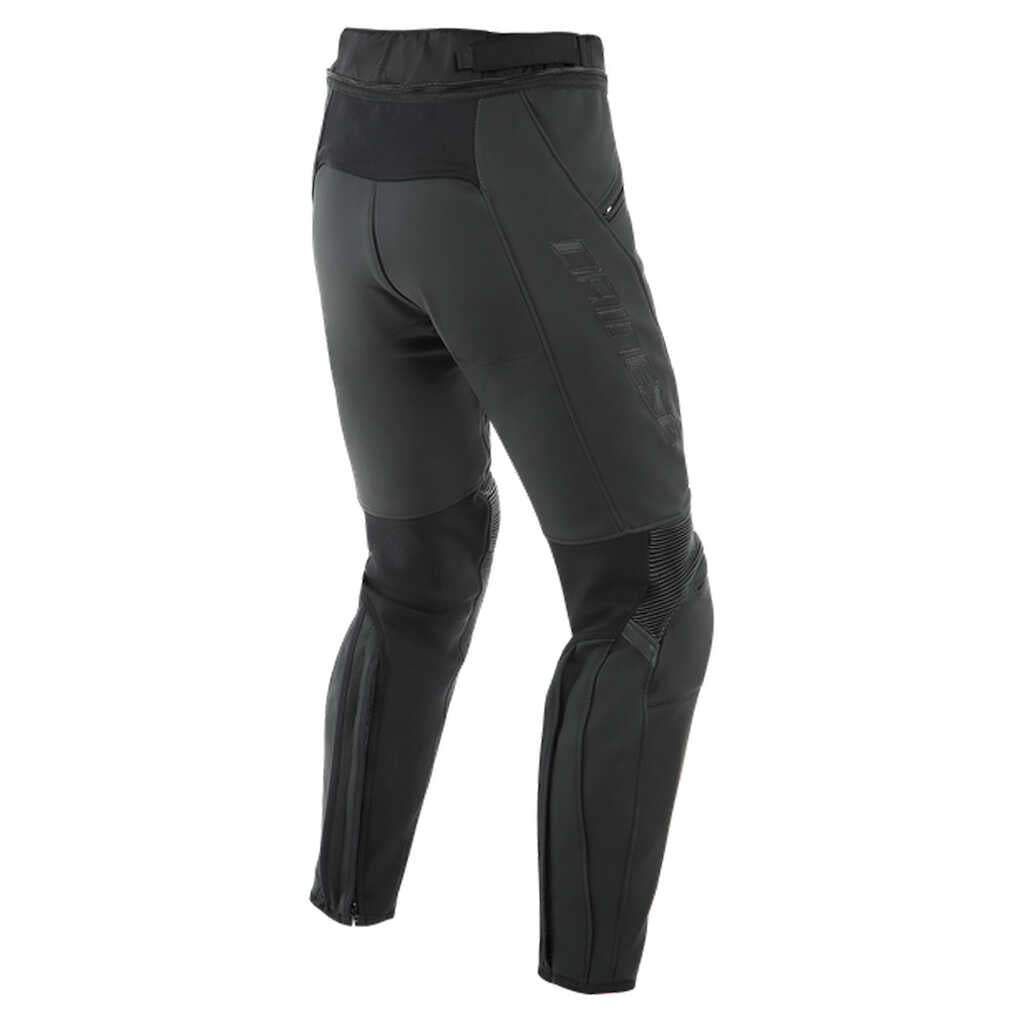 Dainese Pony 3 Leather Pants - BLACK-MATT